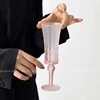 Shundish gradient pink girl Alice Diamond Glass Cup goblet light luxury wine wine glass champagne glass
