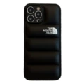 Bmj spray-painted down jacket phone case - north standard - black