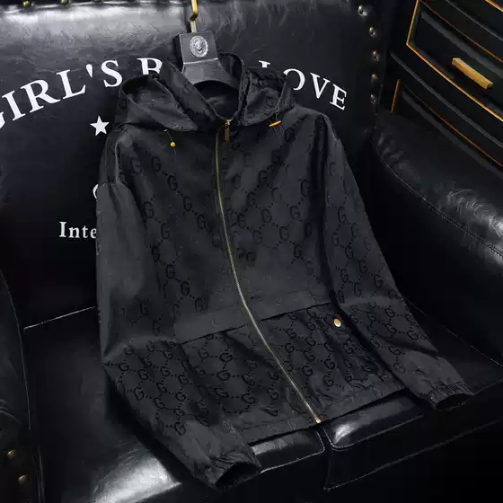 European Fashion Men's Jackets High-End Brand Men's Clothing 2026 Spring New Men's Jackets Trendy