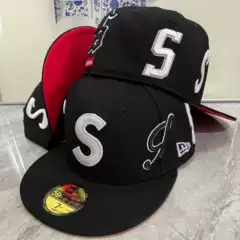 Hot-Selling Foreign Trade Product: New Era Closed-Back Cap, High-Quality, Large Head Circumference, Youth American-Style Flat-Brim Reversible Baseball Cap