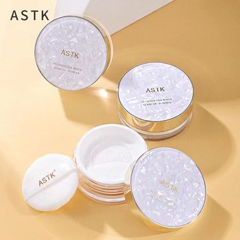 The original painter ASTK feather silk water honey powder powder makeup powder cake smooth and delicate natural dry student parity