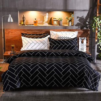 American Cross-Border Home Textile Three-Piece Set, Amazon Four-Piece Set, Duvet Cover, Foreign Trade, North American Market