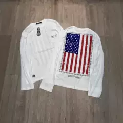 Chrome hearts T-shirt American Flag Long Sleeve