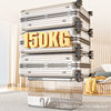 Transparent Storage Box Household Plastic Storage Box Book Snack Clothes Large Box Toy Storage Lego Storage Box