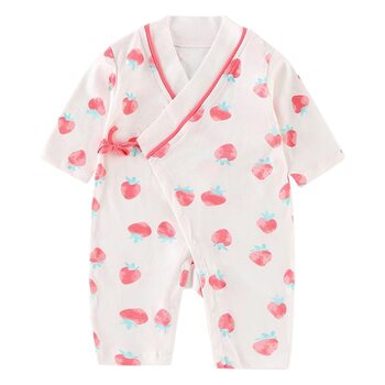 China Fashion Newborn Baby Jumpsuit Cotton Boy and Girl Baby Red Full Moon Suit Four Seasons Underwear