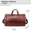 Cross-border Suit Bag High-end Leather Suit Bag Business Outgoing Folding Travel Bag with Shoe Bin Portable Luggage Bag