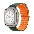 36 olive green with orange
