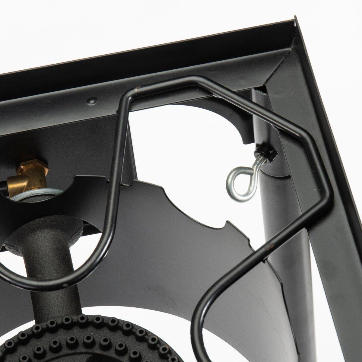 Cross-Border Foreign Trade Portable Outdoor Stove Cast Iron Stove Head Fierce Stove Gas Stove Barbecue Stove Camping Double Gas Stove