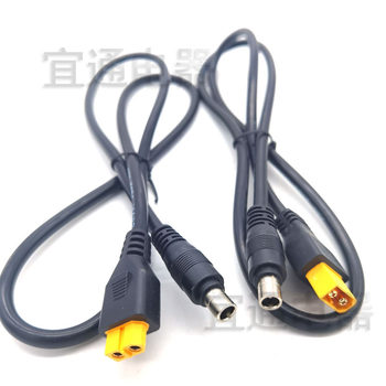 xt60 male/female to DC8020 cable for portable power station and solar generator 14AWG