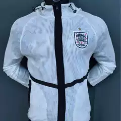 Cross-Border New Double-Layer Mesh Fabric Performance Wear in Stock, Club Windbreaker Long-Sleeve Football Uniform Set, Long-Zip Jacket Jersey