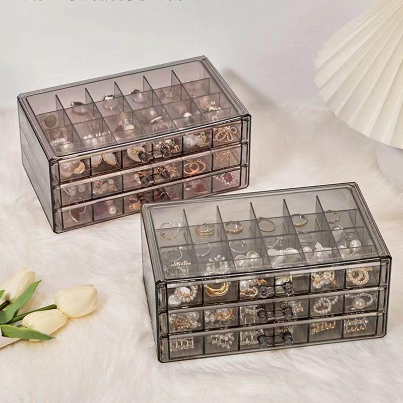 Nail jewelry storage box ring stud earrings jewelry internet celebrity drawer box jewelry storage rack display stand factory direct supply