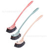 Jiayi 1208 Bathroom Decontamination Toilet Brush Square Head Plastic Rod Toilet Brush Manufacturer Direct Sales Cleaning Brush