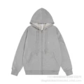 Gray full zipper (plus fleece)