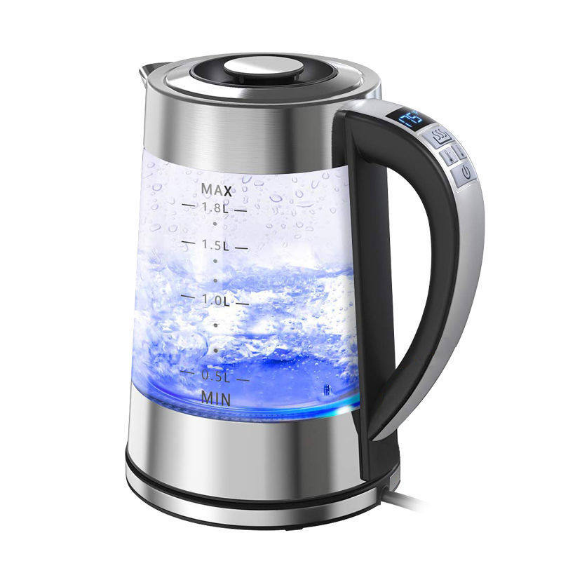Electric kettle cross-border direct supply intelligent constant temperature and temperature control glass electric kettle automatic power-off insulation