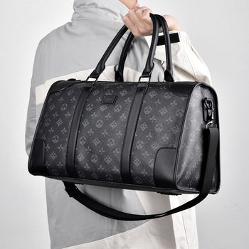 Travel Bag Men's High-end High-capacity Fitness Bag Couple's Short-distance Portable Shoulder Bag Fashionable Simple Crossbody Bag