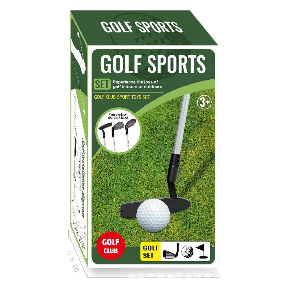 Cross-border golf suit self-loading club iron indoor and outdoor sports parent-child interaction children's simulation golf suit