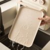 Wheat Straw Tray Rectangular Tray Commercial Restaurant Hotel Serving Tray Kindergarten Canteen Tray Scandinavian Simple