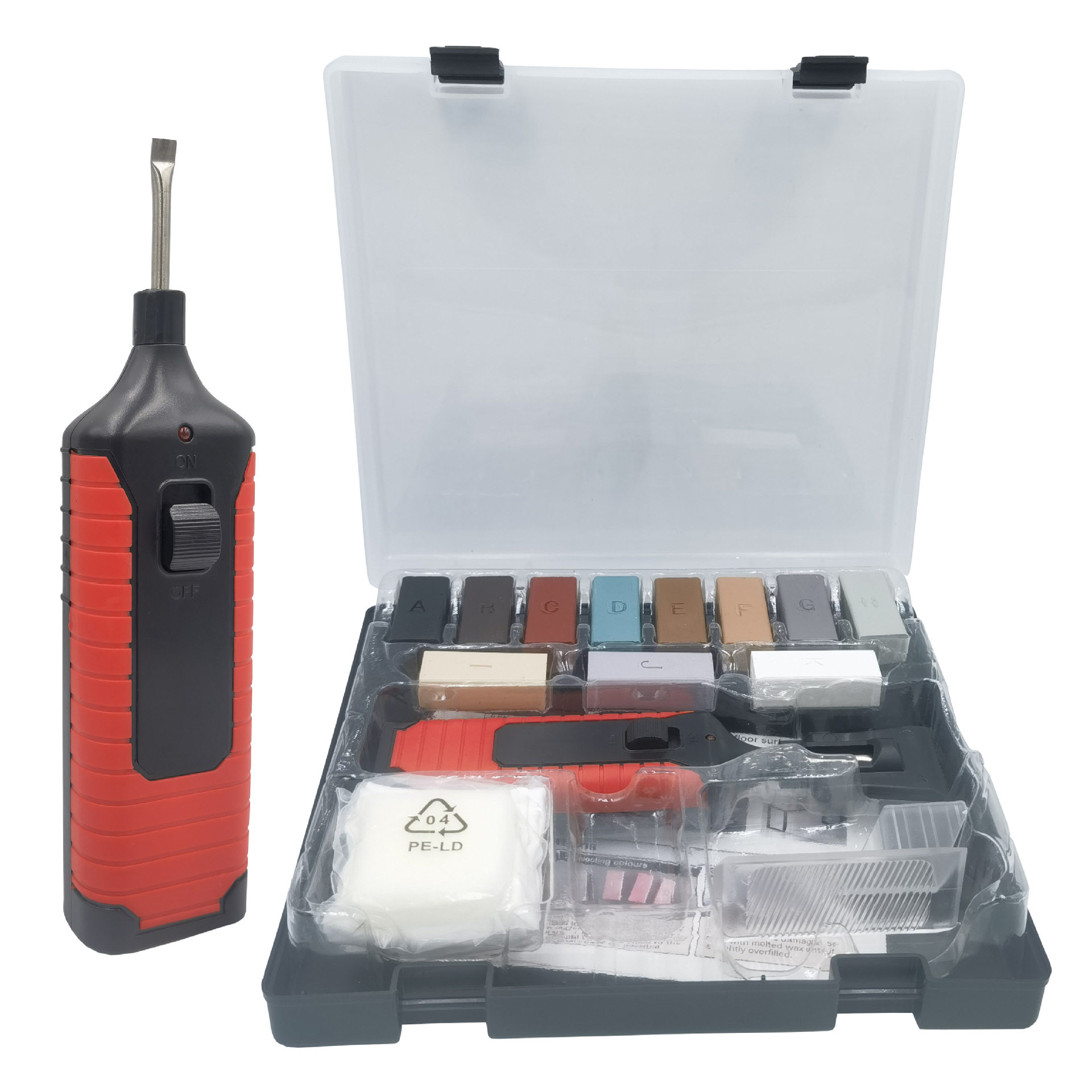 现货木地板修补家用组合工具套装多功能手动维修神器一整套工具箱