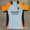 24-25 real madrid gray orange training uniform
