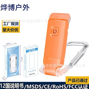 Cross-border Explosions USB Mini Eye Protection Portable Rechargeable Folding Reading Light Student Reading Book Clip Light