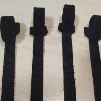 12mm Storage and Fixing Special Velcro Straps, Self-Adhesive Reverse Buckle Straps, Adjustable Cable Management Straps