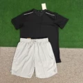 0699 t-shirt black + d218 gray pants