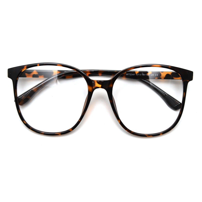 New Korean style TR90 large frame plain glasses women's fashion black frame glasses frame men's Little Red Book same style plain glasses frame