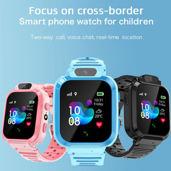 Cross-border private model LT11 new children's phone watch photo positioning foreign trade multi-language children's smart watch