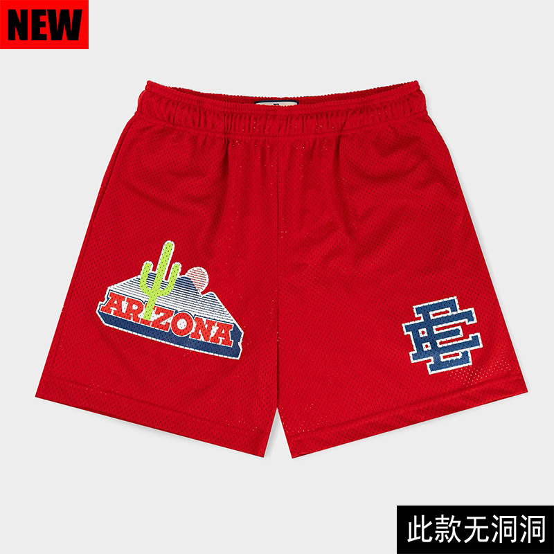 New EE American casual shorts summer quick-drying breathable shorts men's running training fitness sports cross-border