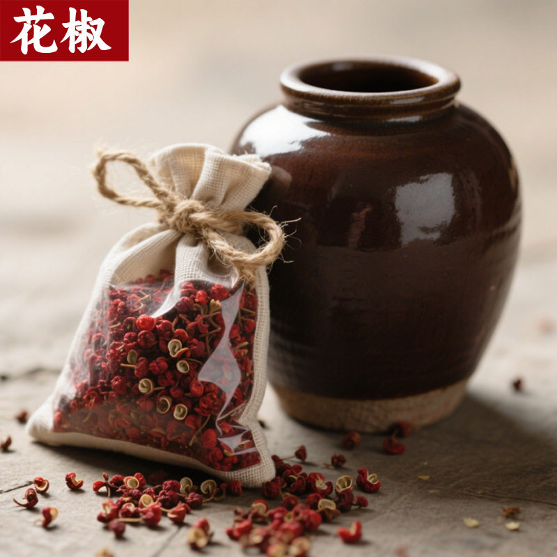 Zanthoxylum Bungeanum Dahongpao Sichuan Peppercorns Hot Pot Stir-Fry Peppercorns Home Catering Powder Bulk New Arrival Plum Peppercorns