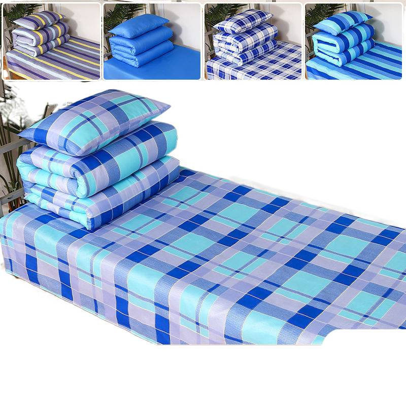 Student Dormitory Bed Sheetss Three-Piece Set Single Bed Quilt Cover Dormitory Accommodation Bedding School Pillowcase Wholesale