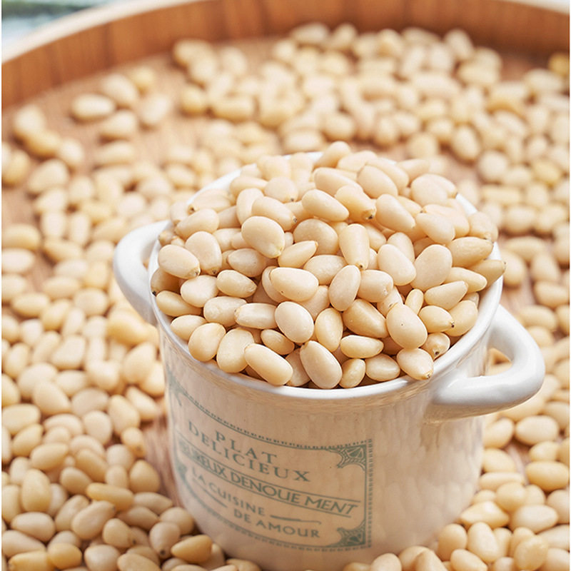 New Year's Pine Nuts Ready-To-Eat Original Flavor Extra Large Cooked Premium Nuts Northeast Specialty Shelled Raw Roasted Commercial Use