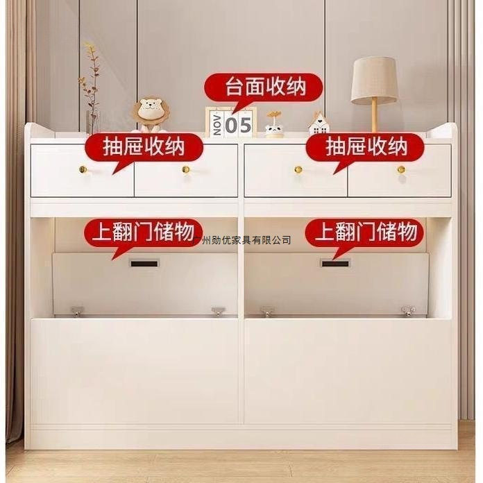 Bedside Table, Bedside Cabinet, Solid Wood Simple Bedroom Storage Cabinet, Bookcase Storage Cabinet, Wall Bedside Cabinet, Cabinet