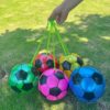 Hanging Rope Elastic Clap Ball Children's Chain Football Cartoon Ball Watermelon Ball Boys and Girls Toys Night Market Park Stall