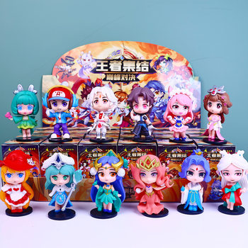 King's Gathering Figure Blind Box Collection: Glory Sun Wukong, Li Bai, Lan, Lu Bu Toys, Gacha Doll Machine, Children's Toys