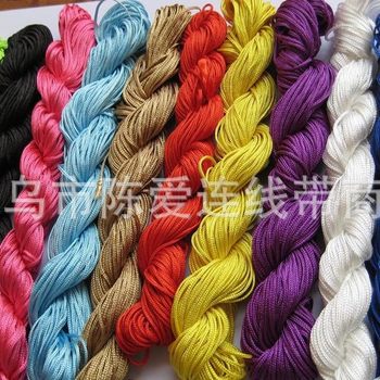 DIY jewelry bracelet AB Jade line 1mm-Jade line 1.5mm woven Chinese Knot Tassel line