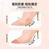 PU foam high-heeled shoes toe plug thickened soft anti-wear toe filling adjustable insole half size pad wholesale