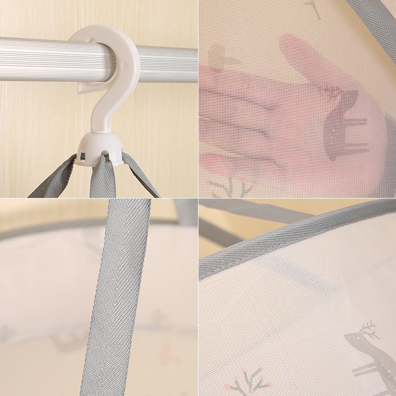 Direct Supply of Coarse Mesh 70g Foldableable Multi-Layer Clothes Basket Woolen Sweater Clothes Basket Clothes Drying Net Household Drying Basket