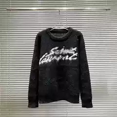 Saint laurent Sweater Signature Brushed Mohair Sweater