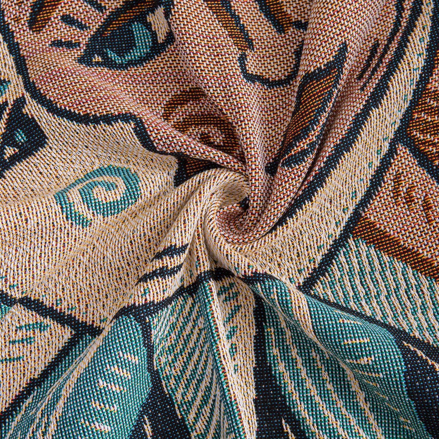 European-style Helios Pattern Full-cover Sofa Cover Non-slip Sofa Cover Sofa Blanket Dust Cover Knitted Thread Blanket