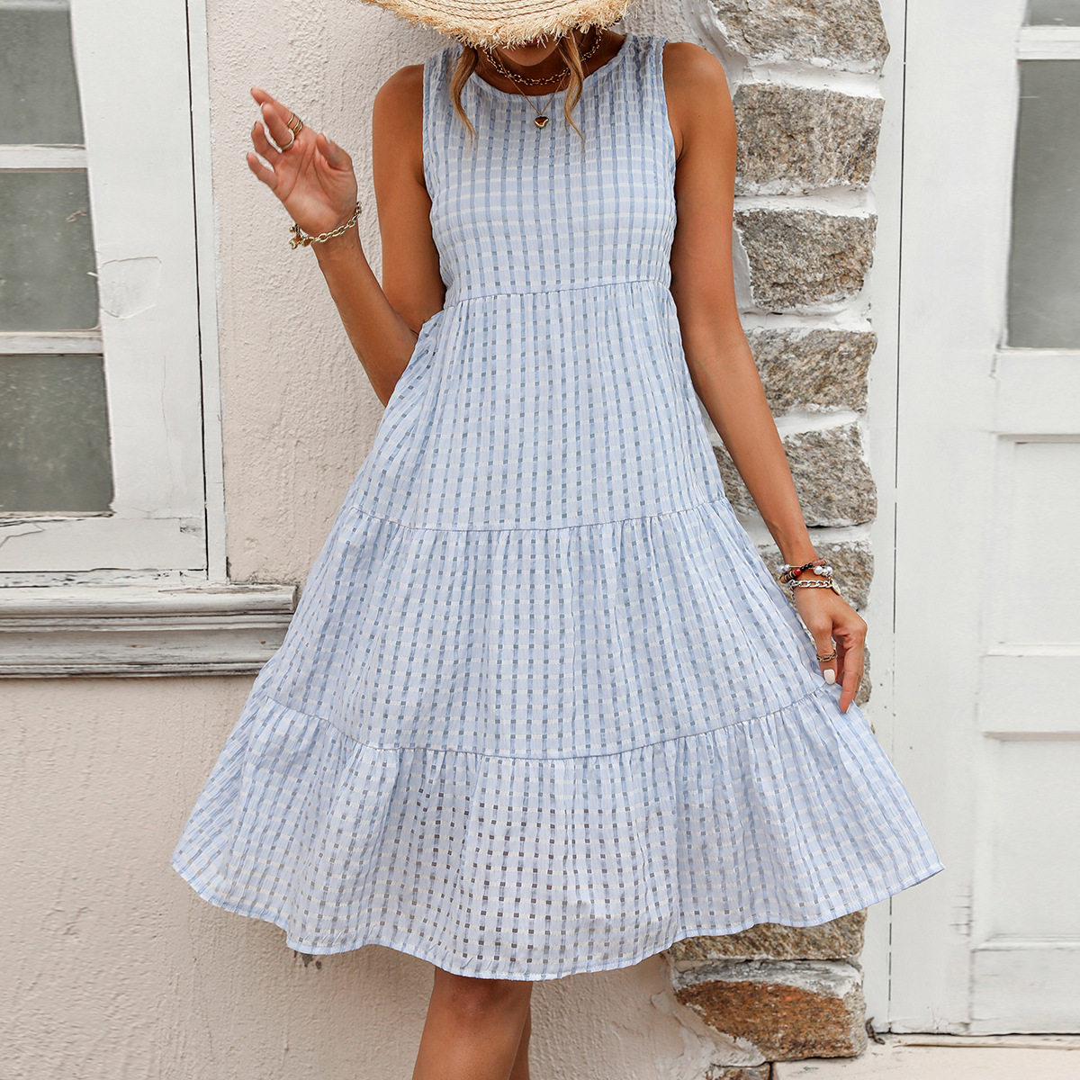 Loose Fit Vacation Style Dress for Women Elegant Design Comfortable Fabric Versatile for Summer Wholesale Available