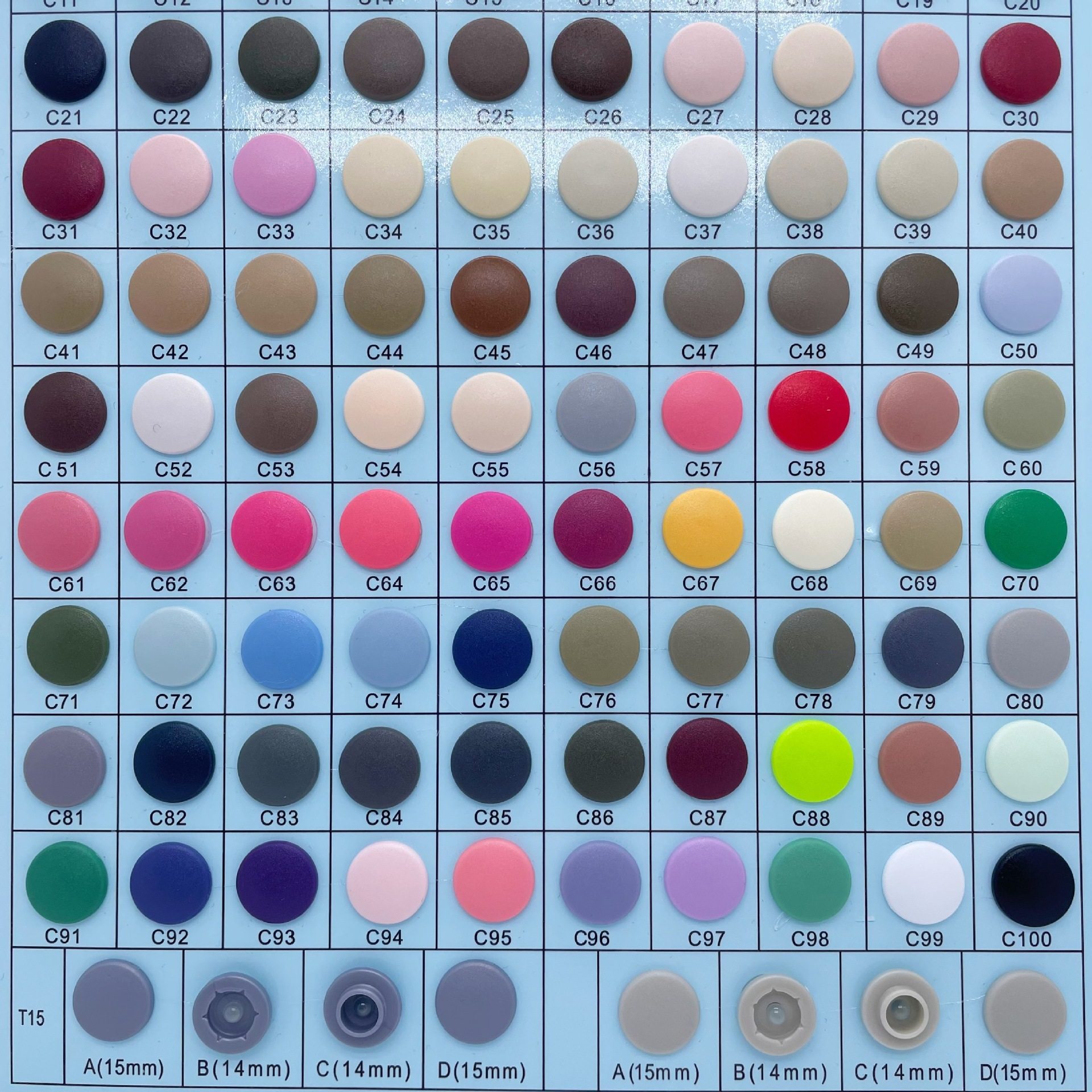 Resin Four-Button Plastic T5 Colorful Environmentally Friendly Button T3T8 Plastic Steel Snap Button Children's Clothing Raincoat Button Spot Wholesale