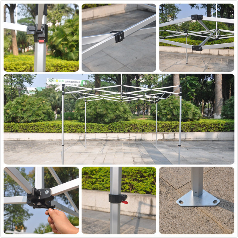 跨境外贸户外活动广告帐篷3x3米批发四角折叠遮阳棚雨棚印刷定制