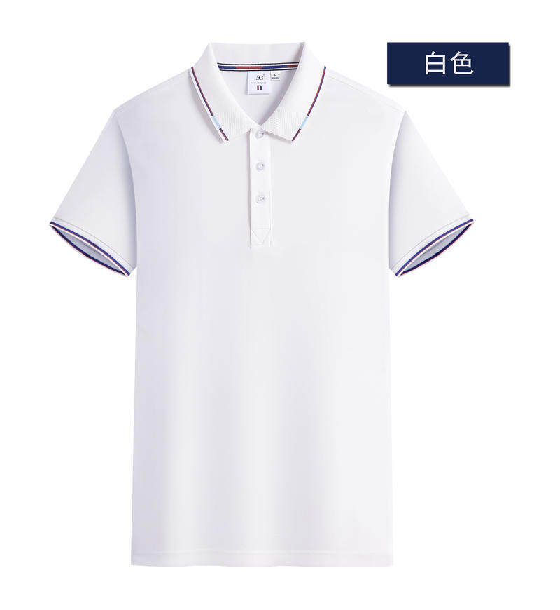短袖冰丝棉商务polo衫定制印logo男女工作服广告文化t恤订做刺绣