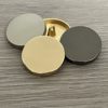 Metal Buttons, Flat High-End Hand-Stitched Buttons, Coat, Trench Coat, High-Neck Sweater, Cardigan Buttons, Exquisite Round Buttons