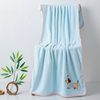 Cute Cartoon Apple Dachshund Household Towel Bath Towel suit Student Dormitory Coral Fleece Soft Absorbent Set Towel