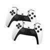 Source Factory 2.4g Black and White Dual P2 Wireless Game Controller One-To-Two Simulator Game Box Controller