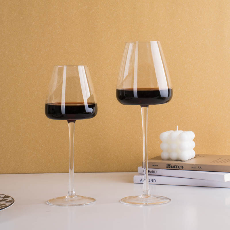 European-Style Concave-Bottomed Red Wine Glasses, Champagne Glasses, Home Set, Crystal Glass White Wine Glasses, Bordeaux and Burgundy Glasses