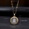 Cross-Border Alloy Religious Saint Benedict Pendant Necklace Fashion Religious Necklace