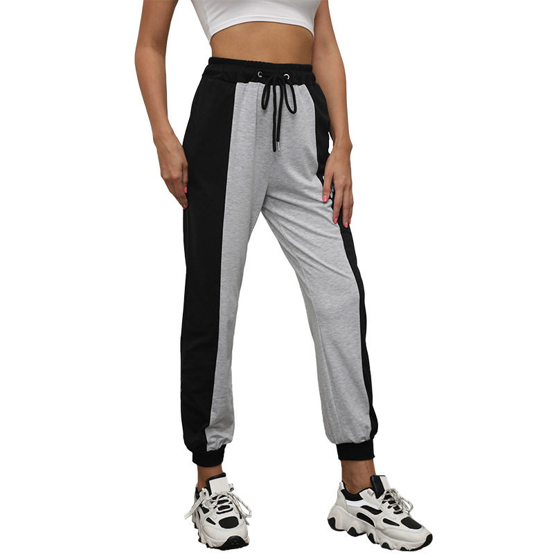 High Waisted Printed Casual Pants Summer Style Straight Leg Drawstring Waist Ideal for Sports and Leisure Wholesale